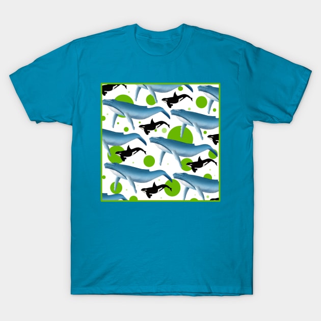 BLUE WHALE T-Shirt by mailboxdisco